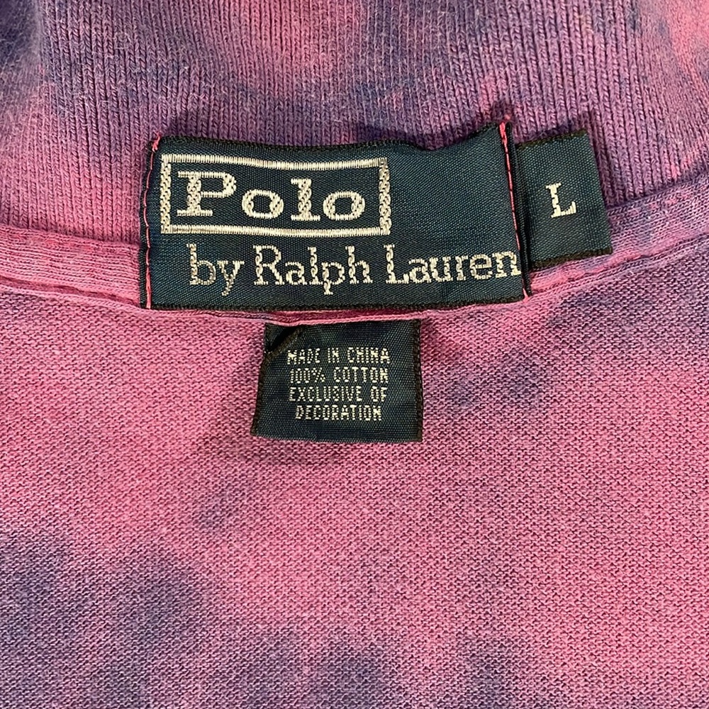 Ralph Lauren men Large 100% cotton artisan dyed. One of a kind! Polo - Picture 9 of 17
